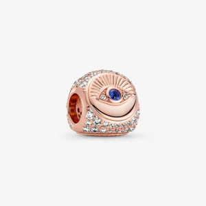 (imagem para) Charm Triplo PANDORA Hamsa, Olho que Tudo Vê e Pena - 780101C01