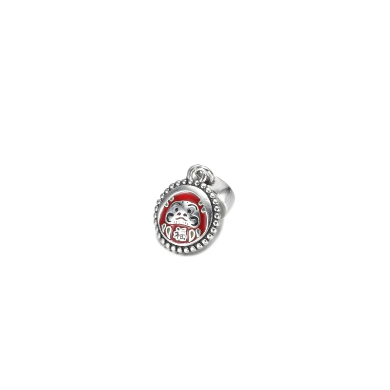 (imagem para) PANDORA boneco daruma charm de pingente - 791169C00_E027 - Visualizar 4