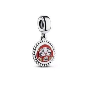 (imagem para) PANDORA boneco daruma charm de pingente - 791169C00_E027
