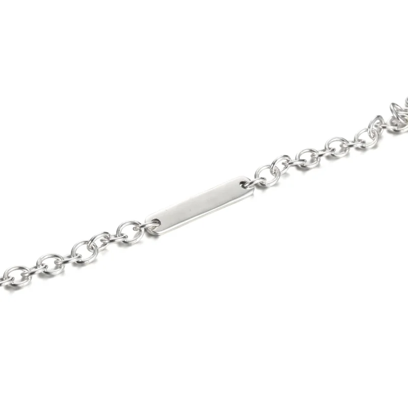 (imagem para) PANDORA Bracelete de Elos com Barra Gravável - 599523C00 - Visualizar 5