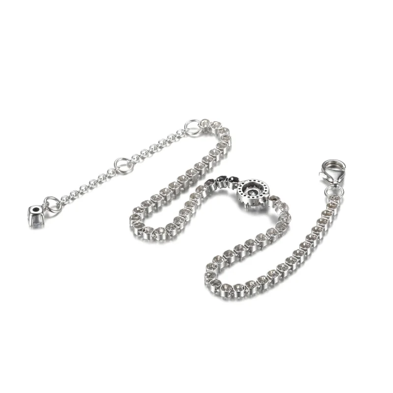 (imagem para) PANDORA Bracelete Tennis Brilhante Halo - 599416C01 - Visualizar 4