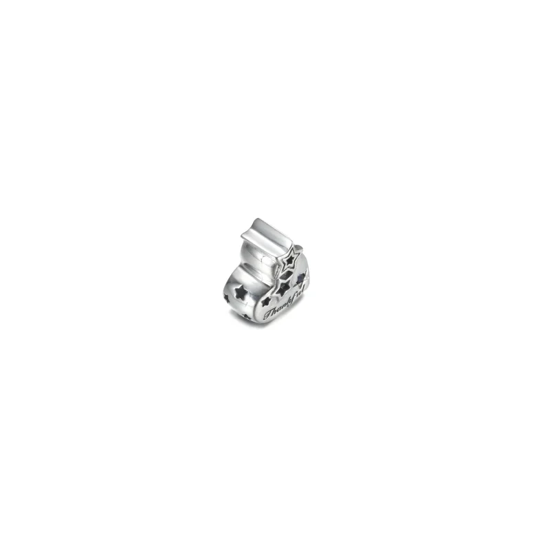 (imagem para) PANDORA Charm Coração Agradecido e Estrelas - 799527C01 - Visualizar 4