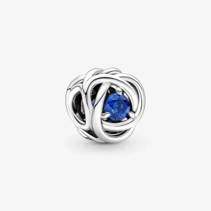 (imagem para) PANDORA Charm Círculo Eterno Azul de Setembro - 790065C07