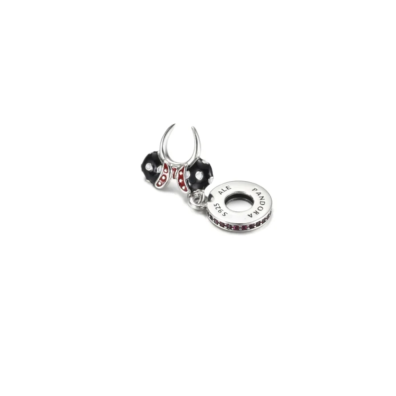 (imagem para) PANDORA Charm de Tiara da Minnie Mouse em Preto e Branco - P400942464791 - Visualizar 4
