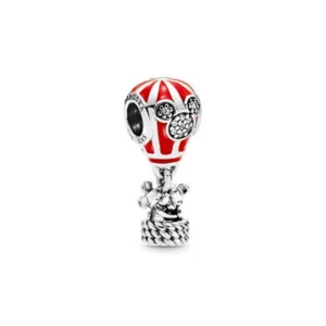 (imagem para) PANDORA Charm Pingente Duplo Mickey e Minnie Balão - 797844CZ