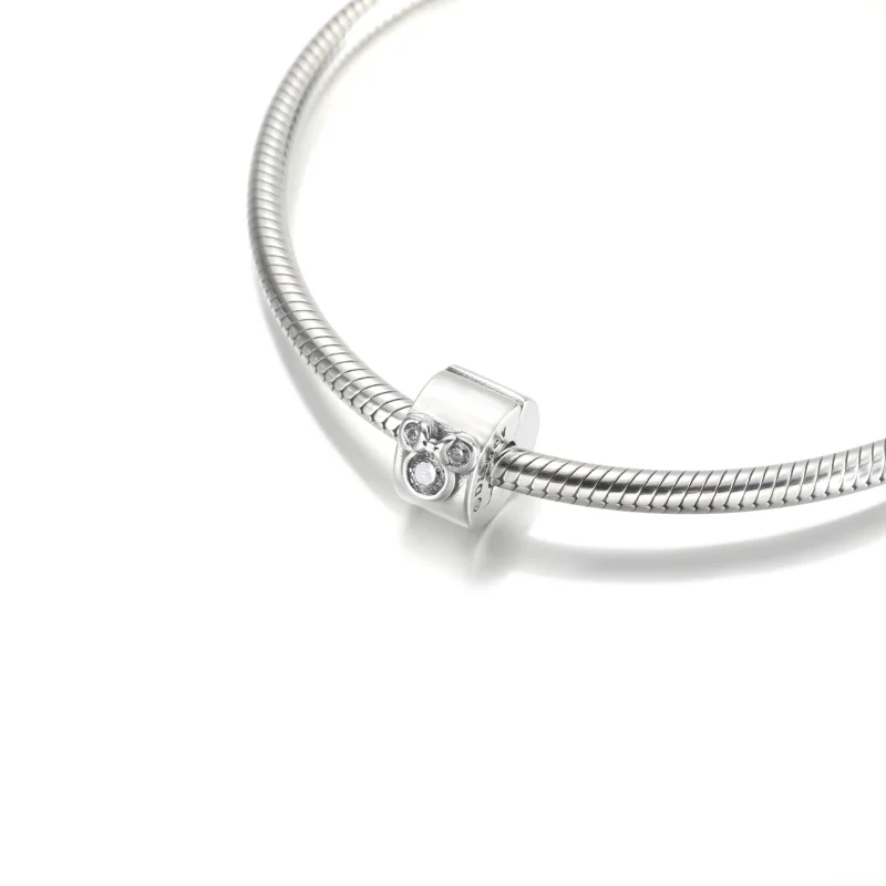 (imagem para) PANDORA Disney Mickey Mouse & Minnie Mouse Charm de Fivela - 790111C01 - Visualizar 5