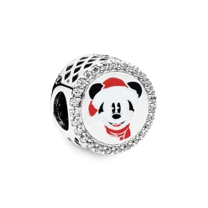 (imagem para) Pandora Happy Holly Days Mickey 2021 Charm - P-D-3598