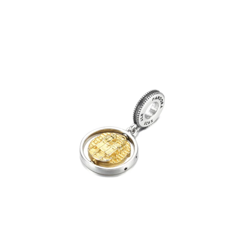 (imagem para) PANDORA Harry Potter, Charm Giratório Coruja Edwiges - 760035C00 - Visualizar 2