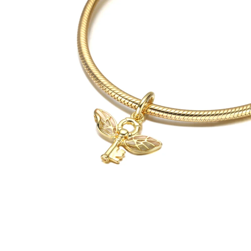 (imagem para) PANDORA Harry Potter, Pingente Chave Alada - 360034C01 - Visualizar 5
