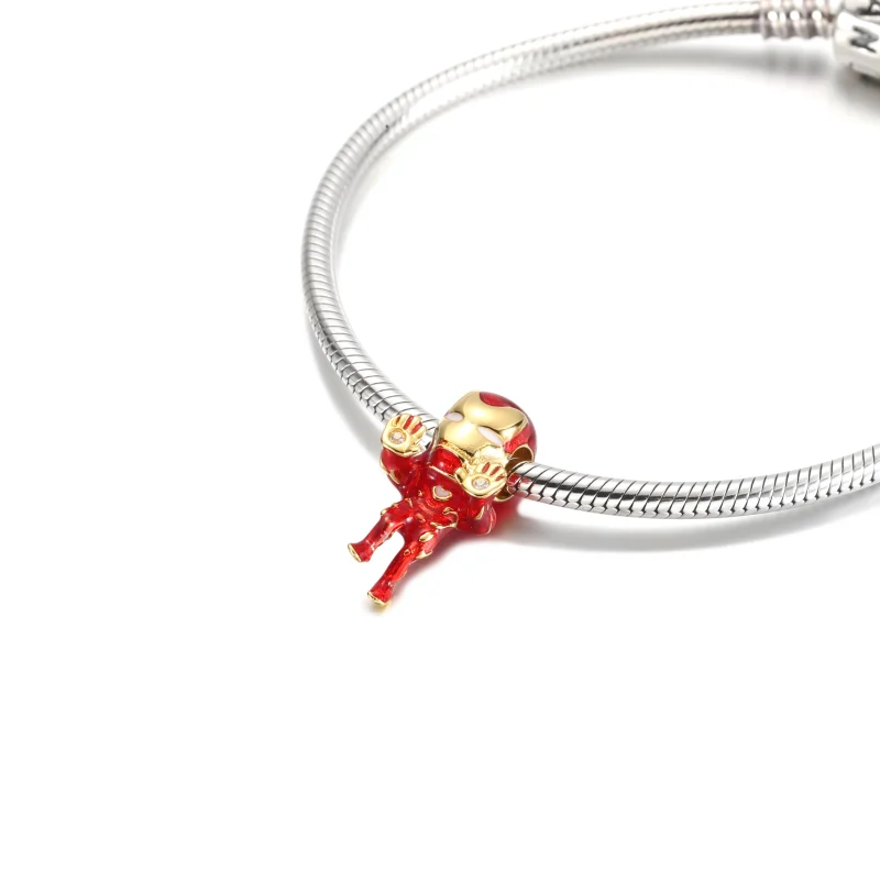 (imagem para) PANDORA Marvel Os Vingadores Charm do Homem de Ferro - 760268C01 - Visualizar 4