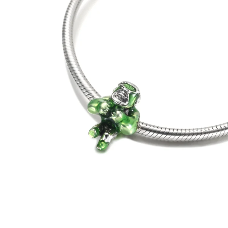 (imagem para) PANDORA Marvel Os Vingadores Charm do Hulk - 790220C01 - Visualizar 6