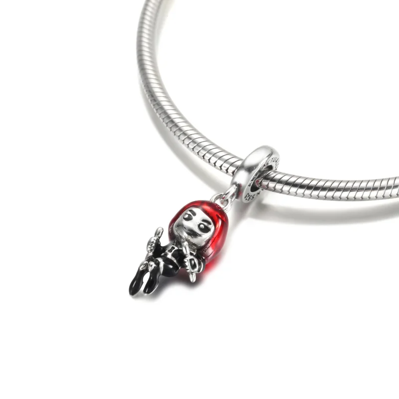 (imagem para) PANDORA Marvel Os Vingadores Charm Pendente Viúva Negra - 790785C01 - Visualizar 4