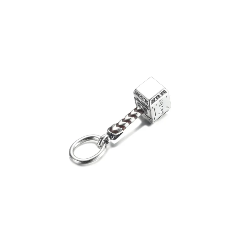 (imagem para) PANDORA Marvel Os Vingadores Charm Pingente Martelo de Thor - 790483C01 - Visualizar 4