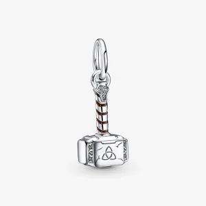 (imagem para) PANDORA Marvel Os Vingadores Charm Pingente Martelo de Thor - 790483C01