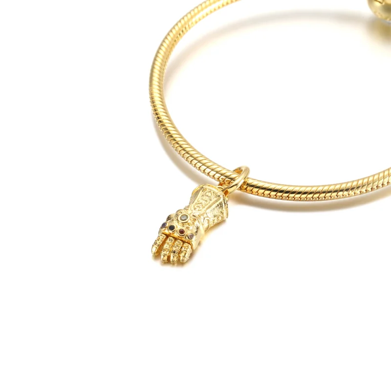 (imagem para) PANDORA Marvel Os Vingadores Manopla do Infinito Charm Pingente - 760661C01 - Visualizar 5