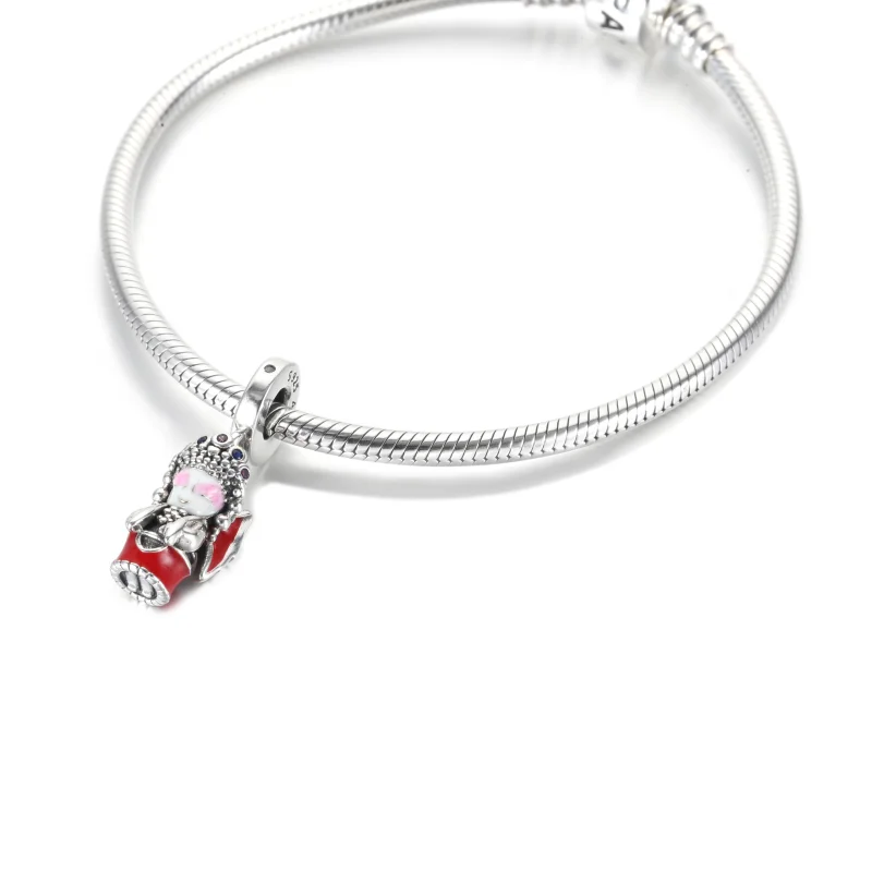 (imagem para) PANDORA pingente de boneca de ópera de Pequim - 799387C01 - Visualizar 5