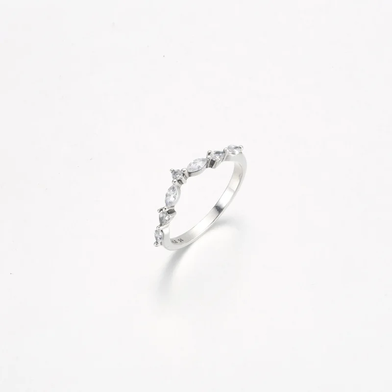 (imagem para) Anel Pandora Timeless Wish Cintilante Alternado - 192390C01 - Visualizar 9