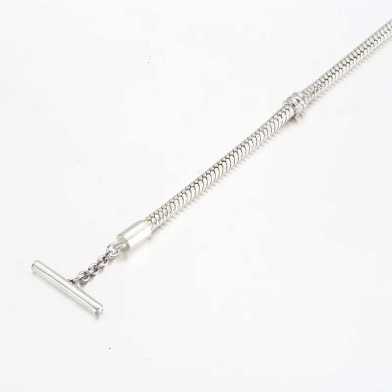 (imagem para) Bracelete de Cobra com Barra T em Formato de Estrela Assimétrica da Coleção Pand - Visualizar 7