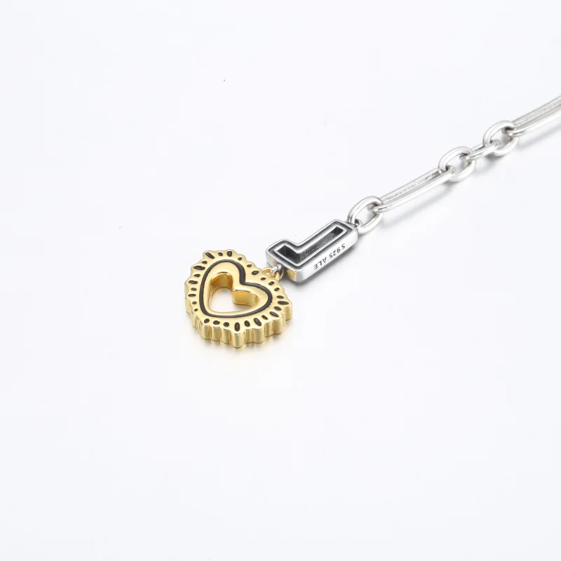 (imagem para) Bracelete Keith Haring x Pandora com Elos Love Bicolor - 562223C01 - Visualizar 4