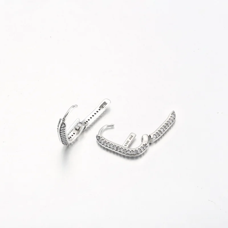 (imagem para) Brinco Pandora ME Pavé Single Link - 299682C01 - Visualizar 6