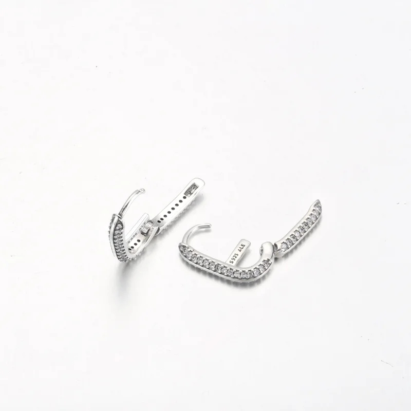 (imagem para) Brinco Pandora ME Pavé Single Link - 299682C01 - Visualizar 10