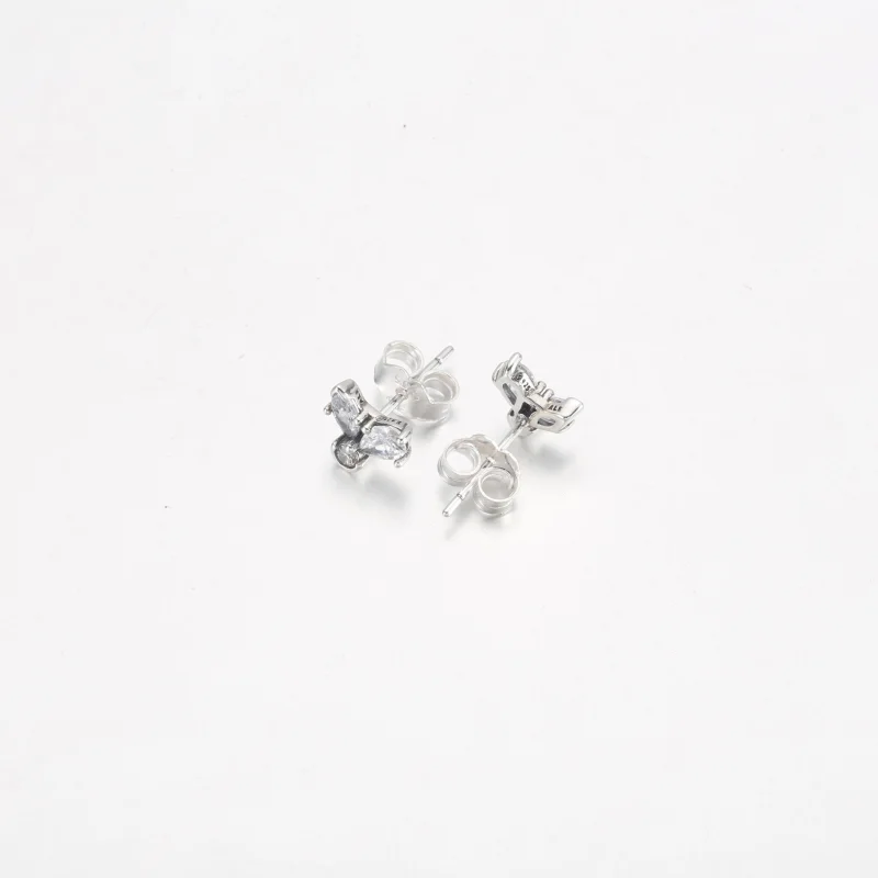 (imagem para) Brincos de Argola com Glitter Herbário em Cluster PANDORA - 292406C01 - Visualizar 5