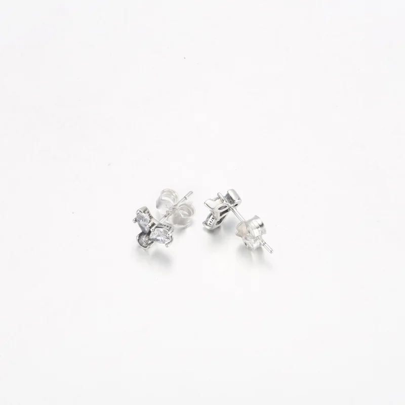 (imagem para) Brincos de Argola com Glitter Herbário em Cluster PANDORA - 292406C01 - Visualizar 7