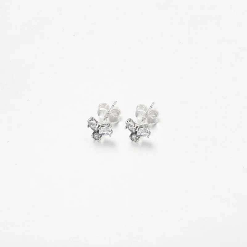 (imagem para) Brincos de Argola com Glitter Herbário em Cluster PANDORA - 292406C01 - Visualizar 8