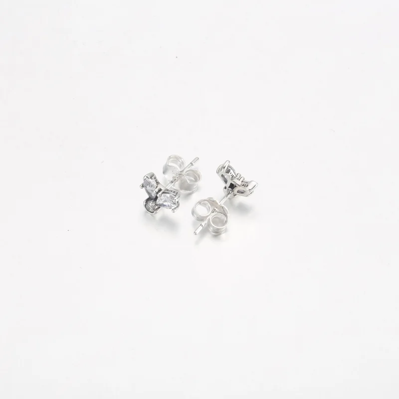 (imagem para) Brincos de Argola com Glitter Herbário em Cluster PANDORA - 292406C01 - Visualizar 9