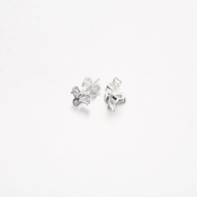 (imagem para) Brincos de Argola com Glitter Herbário em Cluster PANDORA - 292406C01 - Visualizar 10