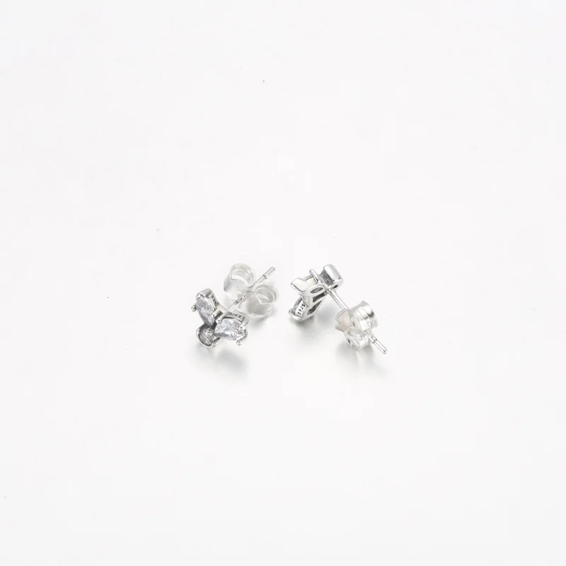 (imagem para) Brincos de Argola com Glitter Herbário em Cluster PANDORA - 292406C01 - Visualizar 11