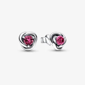 (imagem para) Brincos de Argola Eternidade Rosa Outubro PANDORA - 292334C05