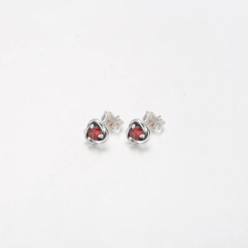 (imagem para) Brincos PANDORA June White Eternity Circle Stud - 292335C03 - Visualizar 5