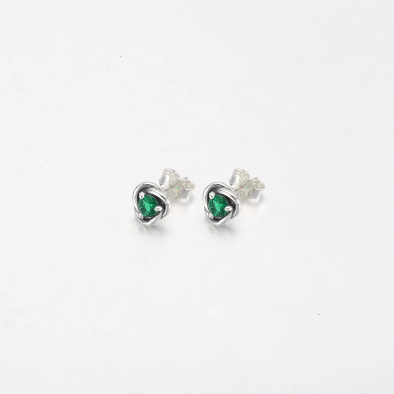 (imagem para) Brincos PANDORA June White Eternity Circle Stud - 292335C03 - Visualizar 9