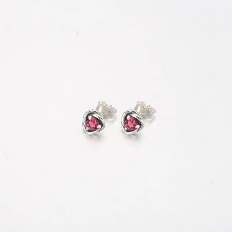 (imagem para) Brincos PANDORA June White Eternity Circle Stud - 292335C03 - Visualizar 11