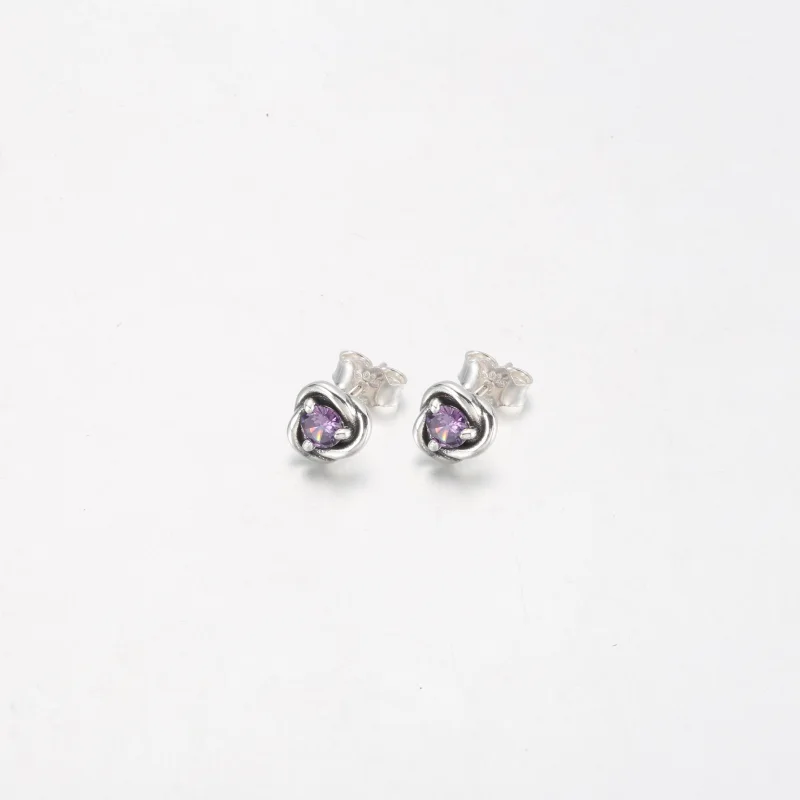 (imagem para) Brincos PANDORA June White Eternity Circle Stud - 292335C03 - Visualizar 12