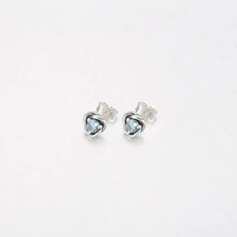 (imagem para) Brincos PANDORA June White Eternity Circle Stud - 292335C03 - Visualizar 13