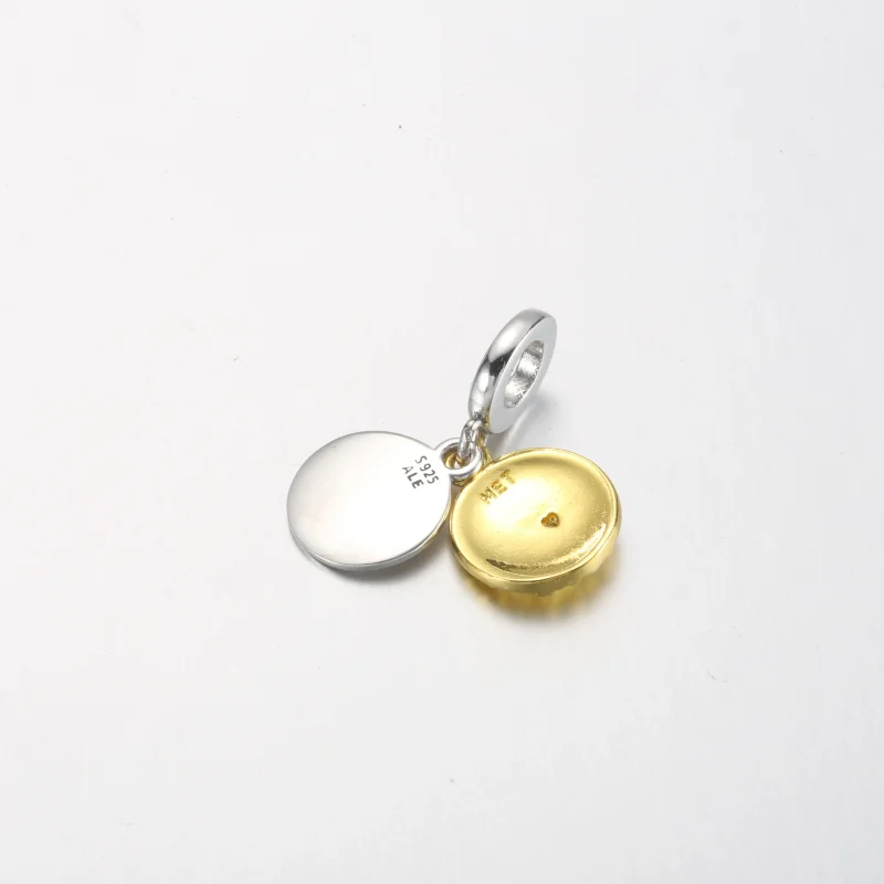 (imagem para) Charm Duplo Pingente Duas Cores Margarida Pandora - 762341C01 - Visualizar 11