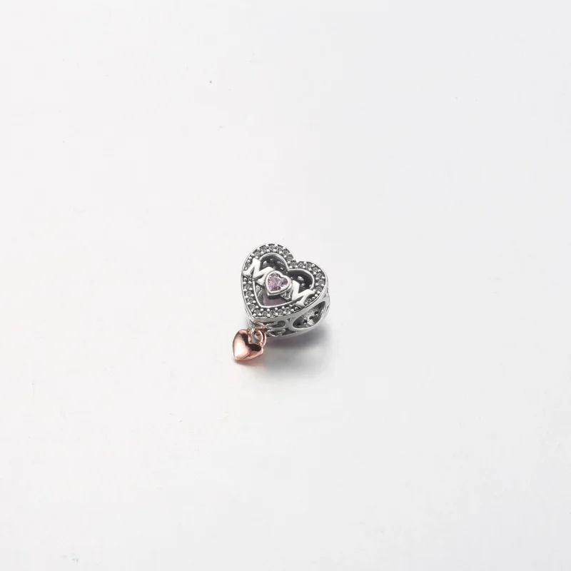 (imagem para) Charm Mom e Coração da Pandora - 782653C01 - Visualizar 6