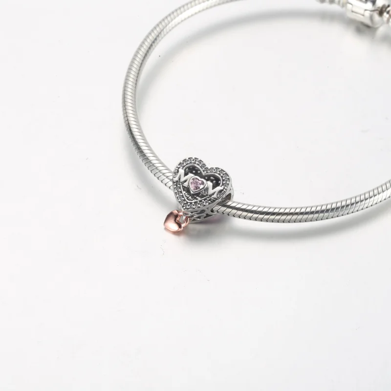 (imagem para) Charm Mom e Coração da Pandora - 782653C01 - Visualizar 10
