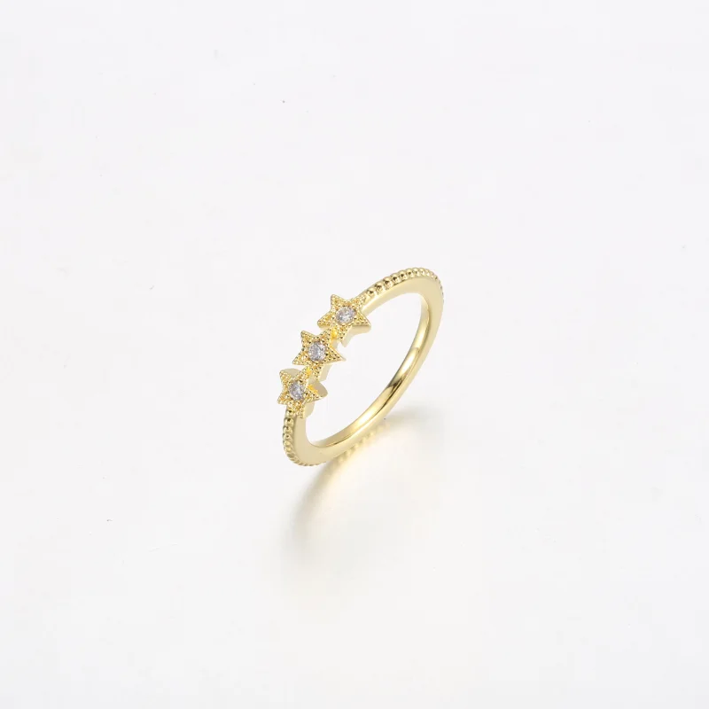 (imagem para) PANDORA Anel Estrelas Celestes - 162333C01 - Visualizar 9