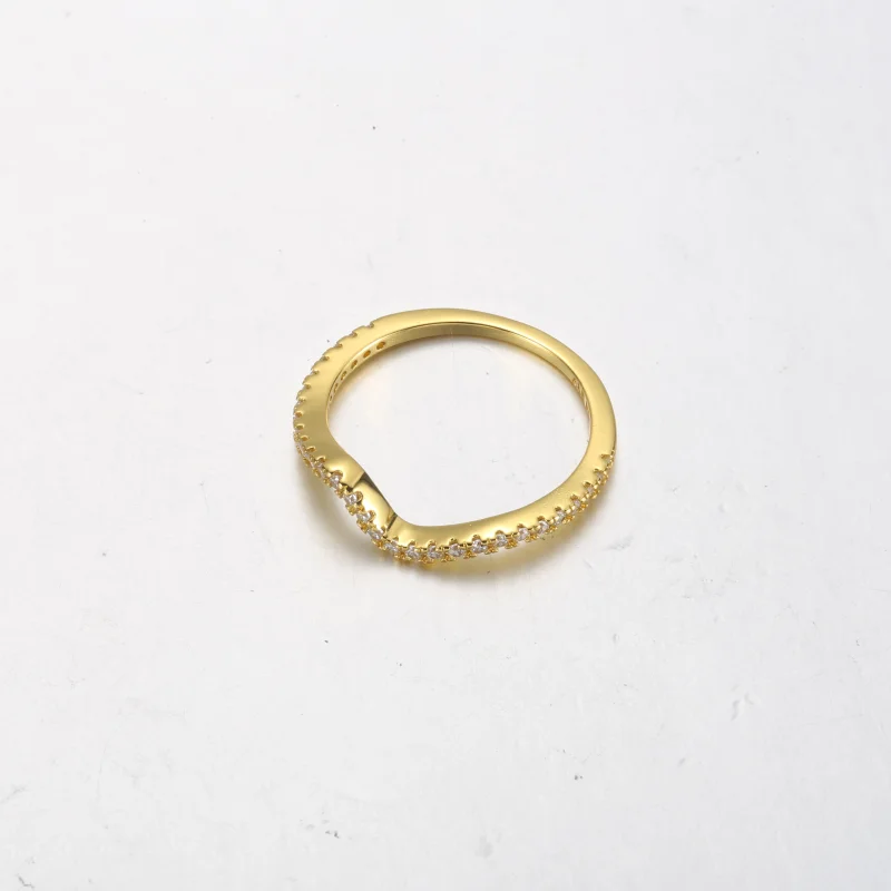 (imagem para) PANDORA Anel Onda Cintilante - 162539C01 - Visualizar 6