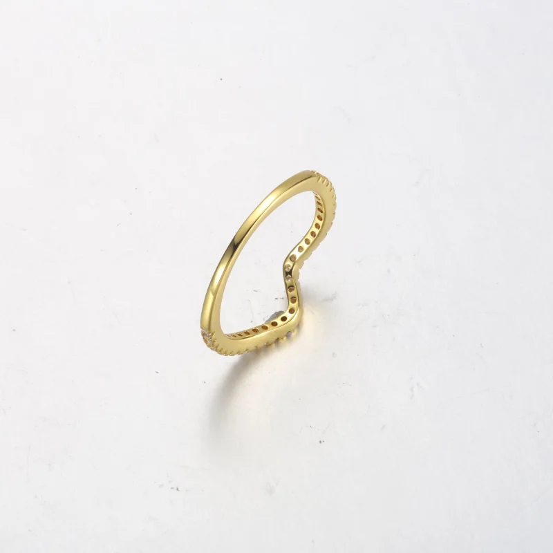 (imagem para) PANDORA Anel Onda Cintilante - 162539C01 - Visualizar 8