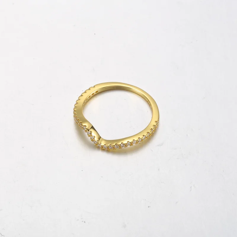 (imagem para) PANDORA Anel Onda Cintilante - 162539C01 - Visualizar 10