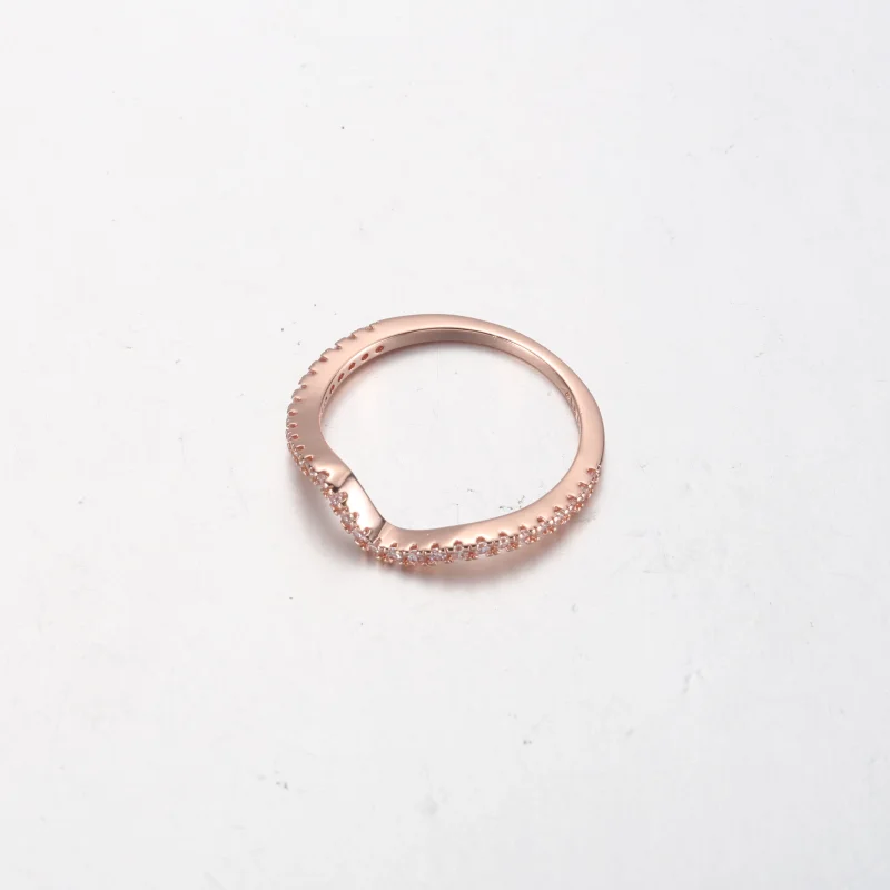 (imagem para) PANDORA Anel Onda Cintilante - 182539C01 - Visualizar 6