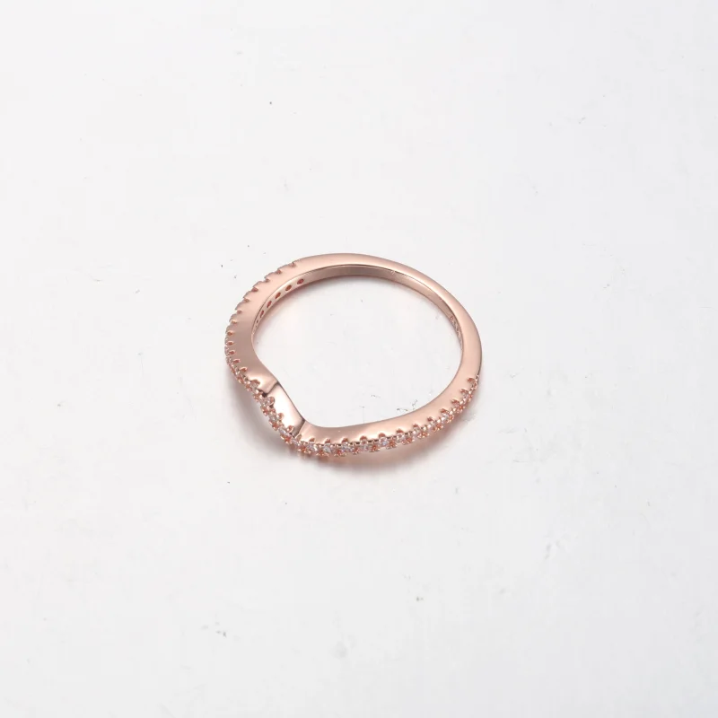 (imagem para) PANDORA Anel Onda Cintilante - 182539C01 - Visualizar 10