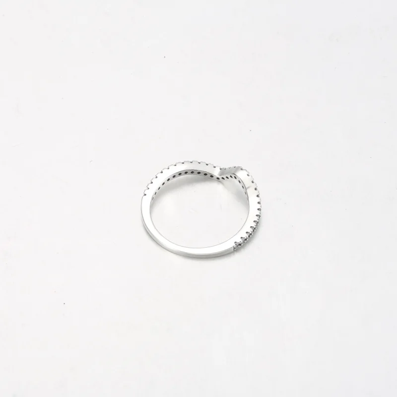 (imagem para) PANDORA Anel Onda Cintilante - 192539C01 - Visualizar 11