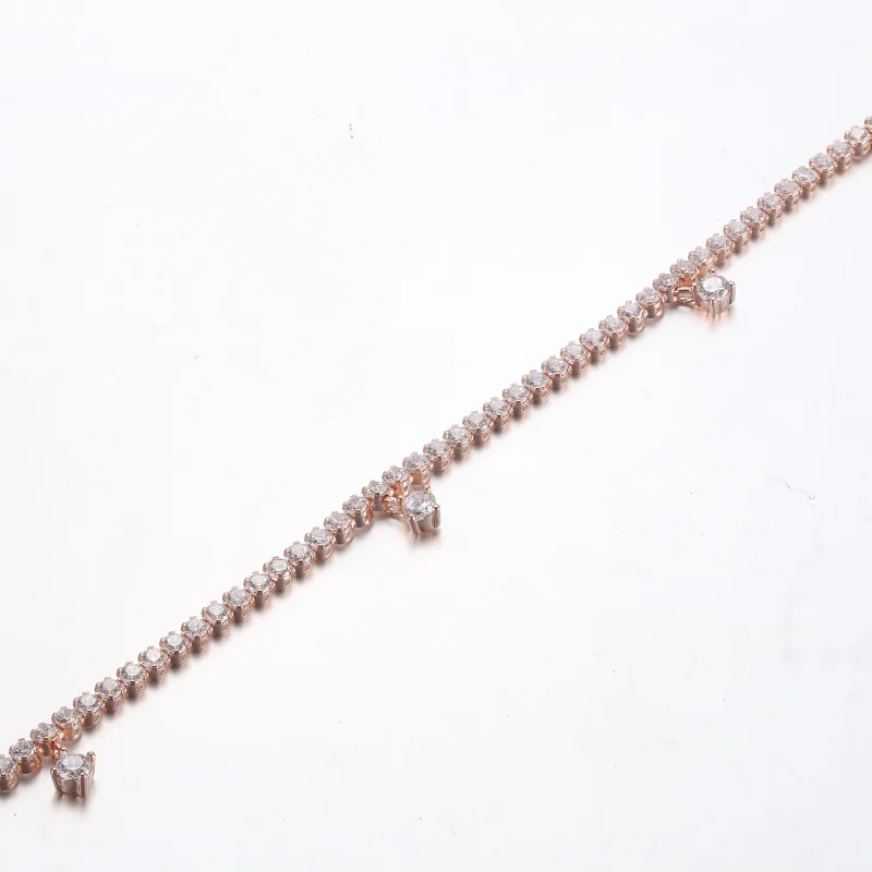 (imagem para) PANDORA Bracelete Tennis Brilhante com Pingentes - 582401C01 - Visualizar 6