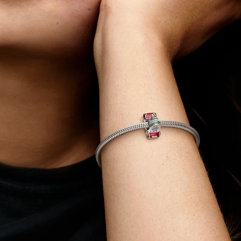 (imagem para) PANDORA Charm Carro Festivo e Árvore de Natal - 792358C01 - Visualizar 3