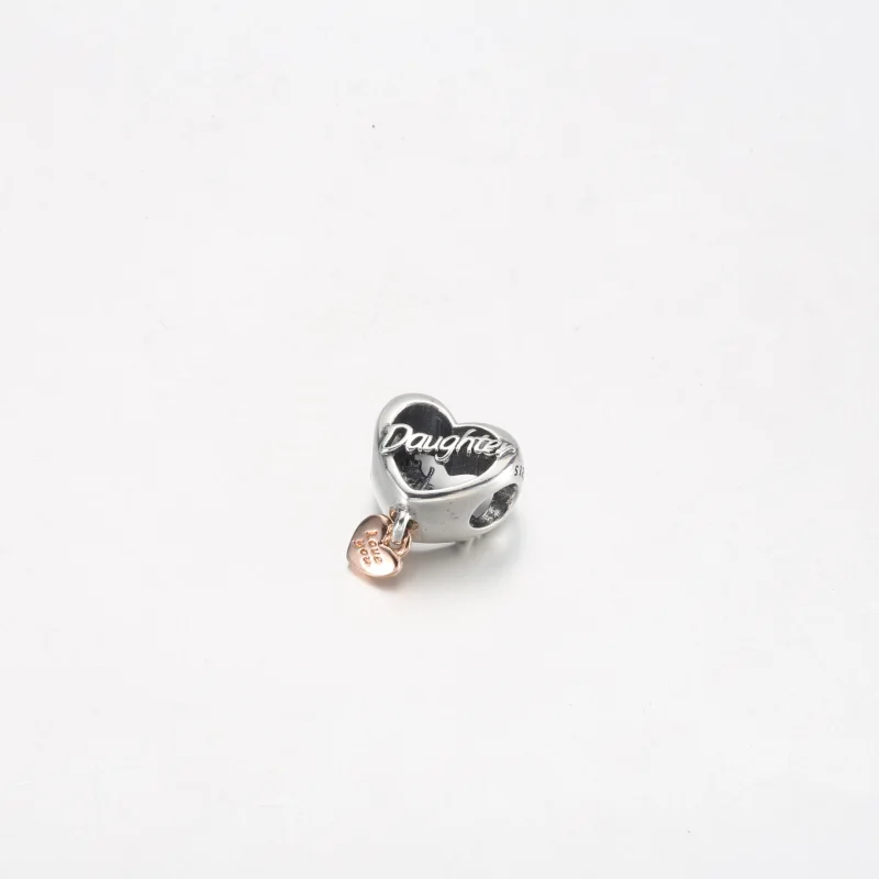 (imagem para) PANDORA Charm Coração Te Amo Filha - 782327C00 - Visualizar 8